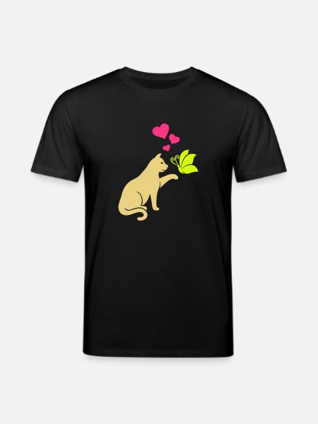 Chat - T-shirt bio CREATOR Stanley/Stella Unisexe - noir