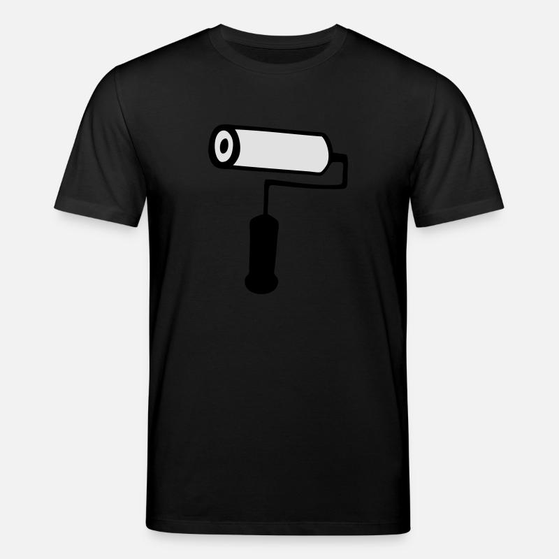 Farbroller Hausmaler Baumalerei - Stanley/Stella Unisex Bio-T-Shirt CREATOR  - Schwarz