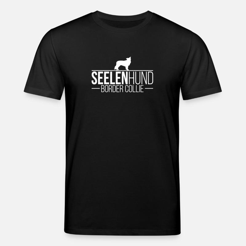 BORDER COLLIE Seelenhund - Stanley/Stella Unisex Bio-T-Shirt CREATOR - Schwarz