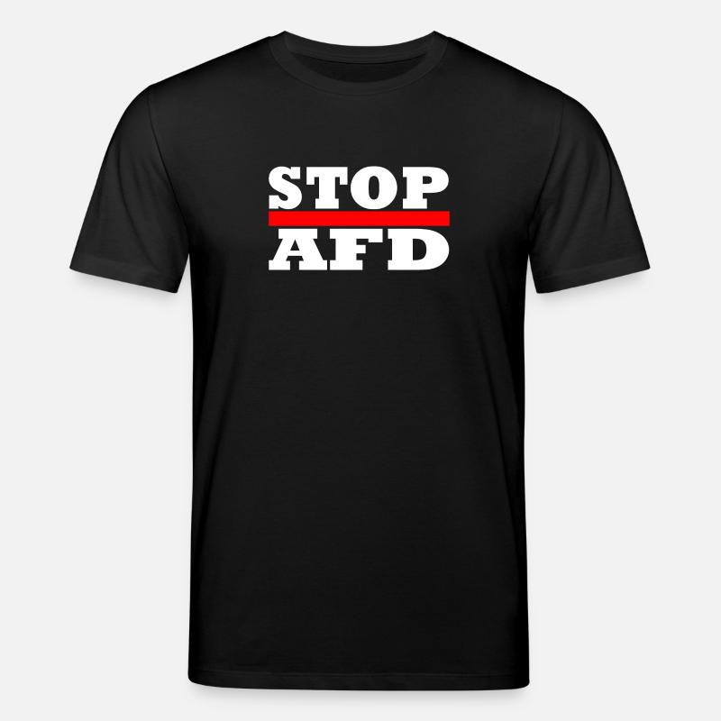 Stop Afd - T-shirt bio CREATOR Stanley/Stella Unisexe - noir
