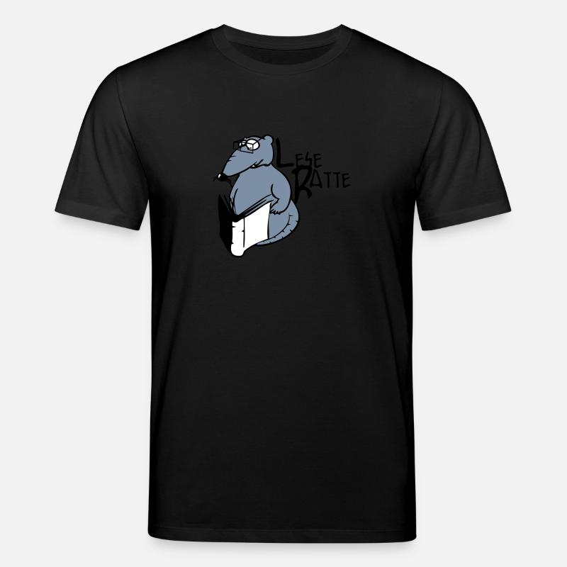 leseratte - Stanley/Stella Unisex Bio-T-Shirt CREATOR  - Schwarz
