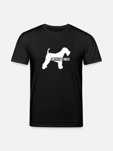 Airedale Terrier - Stanley/Stella CREATOR Unisex Organic T-Shirt - black