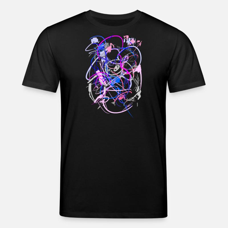 Abstrakt - Stanley/Stella Unisex Bio-T-Shirt CREATOR - Schwarz