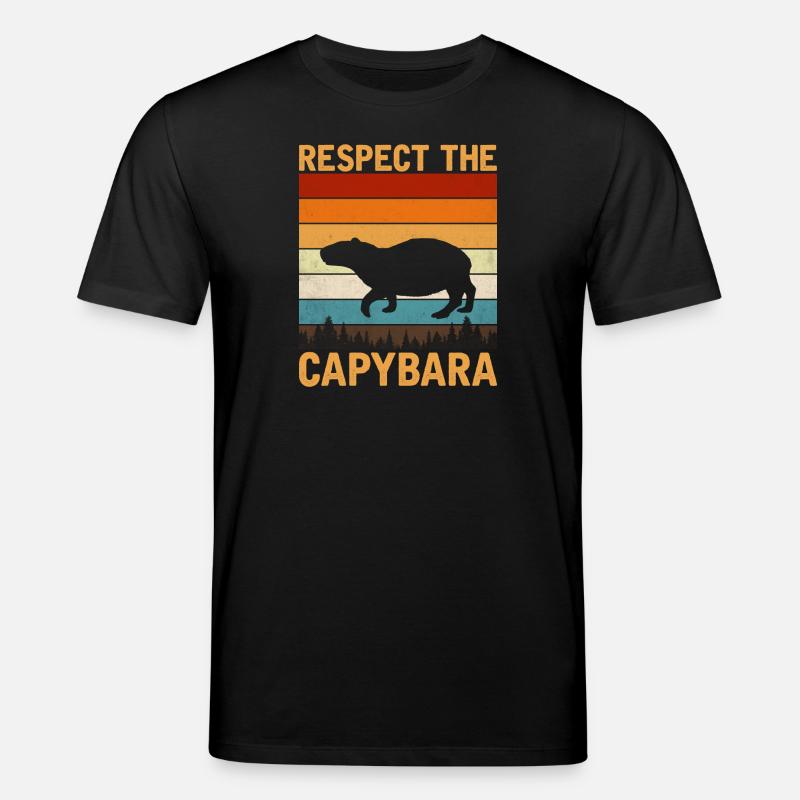 Capybara - Stanley/Stella Unisex Bio-T-Shirt CREATOR  - Schwarz