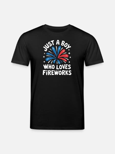 Pyrotechnics Fireworks Pyrotechnics - Stanley/Stella CREATOR Unisex Organic T-Shirt - black