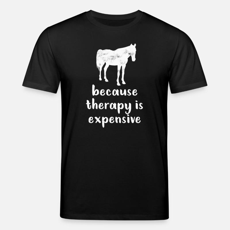 Pferd Pferde - Stanley/Stella Unisex Bio-T-Shirt CREATOR - Schwarz
