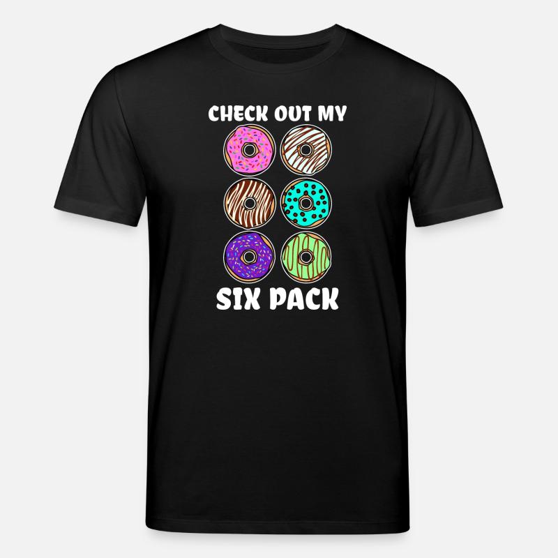 Funny statement donut candy snacking - Stanley/Stella CREATOR Unisex Organic T-Shirt - black