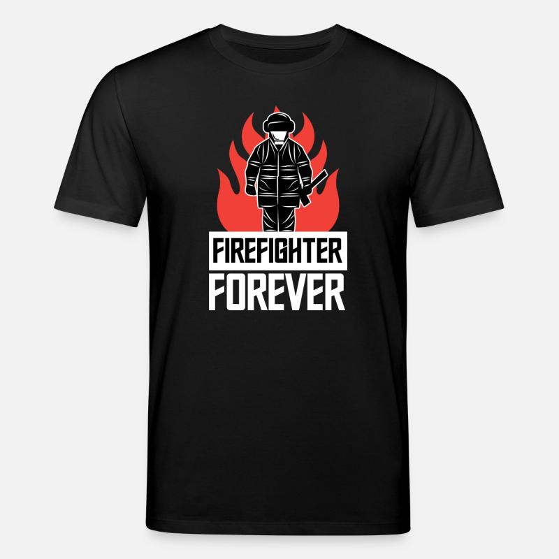 Pompier Pompier Déclaration d’incendie Sauveteur - T-shirt bio CREATOR Stanley/Stella Unisexe - noir