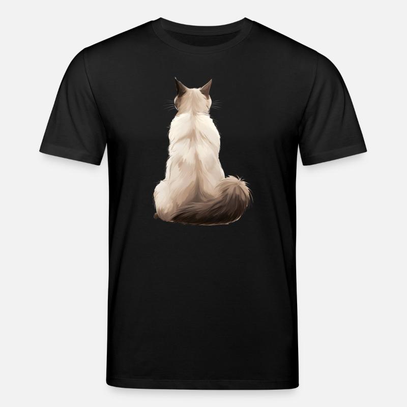 Chat balinais - T-shirt bio CREATOR Stanley/Stella Unisexe - noir