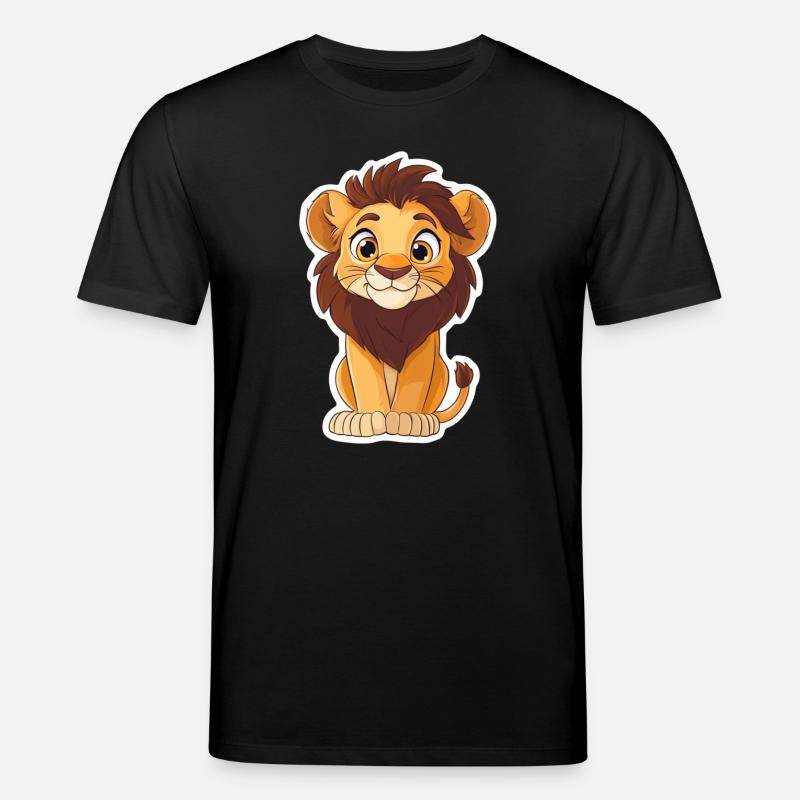 Löwe - Stanley/Stella Unisex Bio-T-Shirt CREATOR  - Schwarz