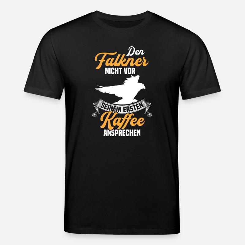 Falkner ansprechen Beizjagd Falknerei - Stanley/Stella Unisex Bio-T-Shirt CREATOR  - Schwarz