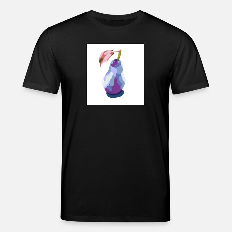 Pear in Pastels Abstract - Stanley/Stella CREATOR Unisex Organic T-Shirt - black