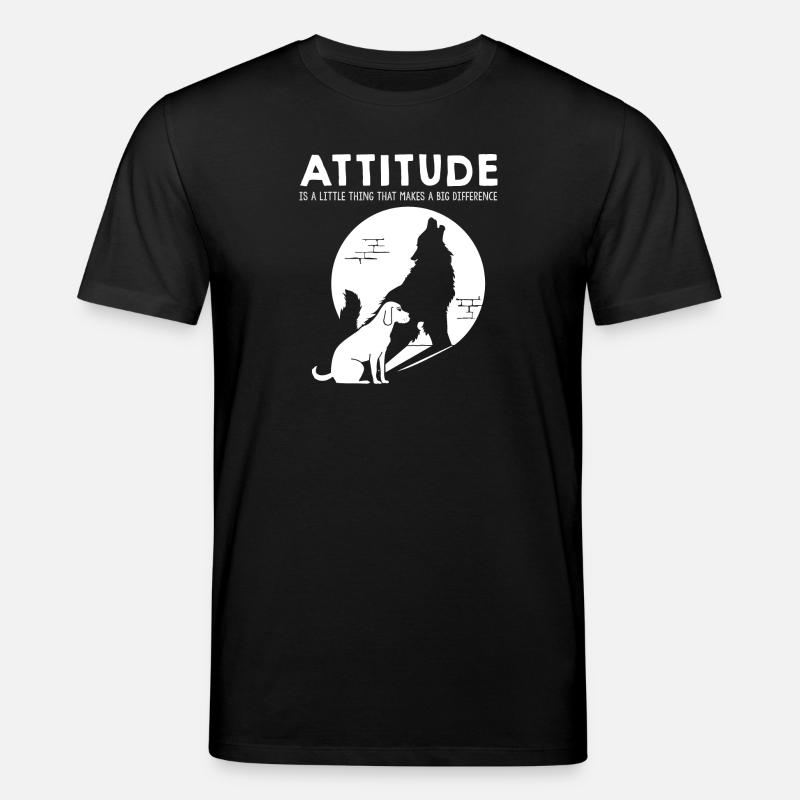 Attitude - Chien - T-shirt bio CREATOR Stanley/Stella Unisexe - noir