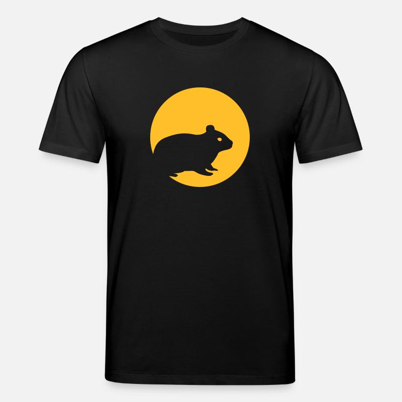 Hamster In The Moon - T-shirt bio CREATOR Stanley/Stella Unisexe - noir