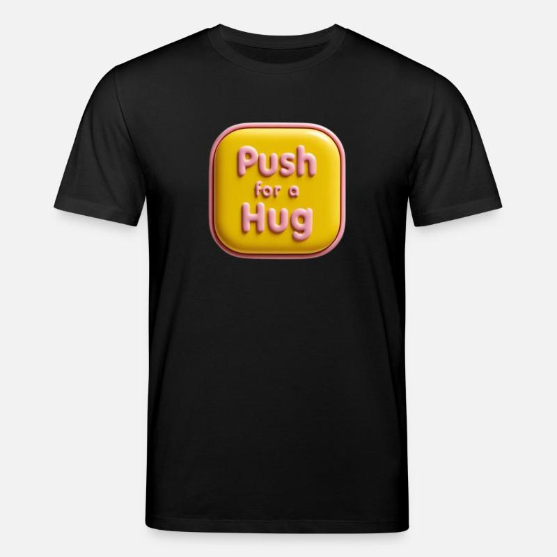 Push for ahug - Stanley/Stella Unisex Bio-T-Shirt CREATOR  - Schwarz
