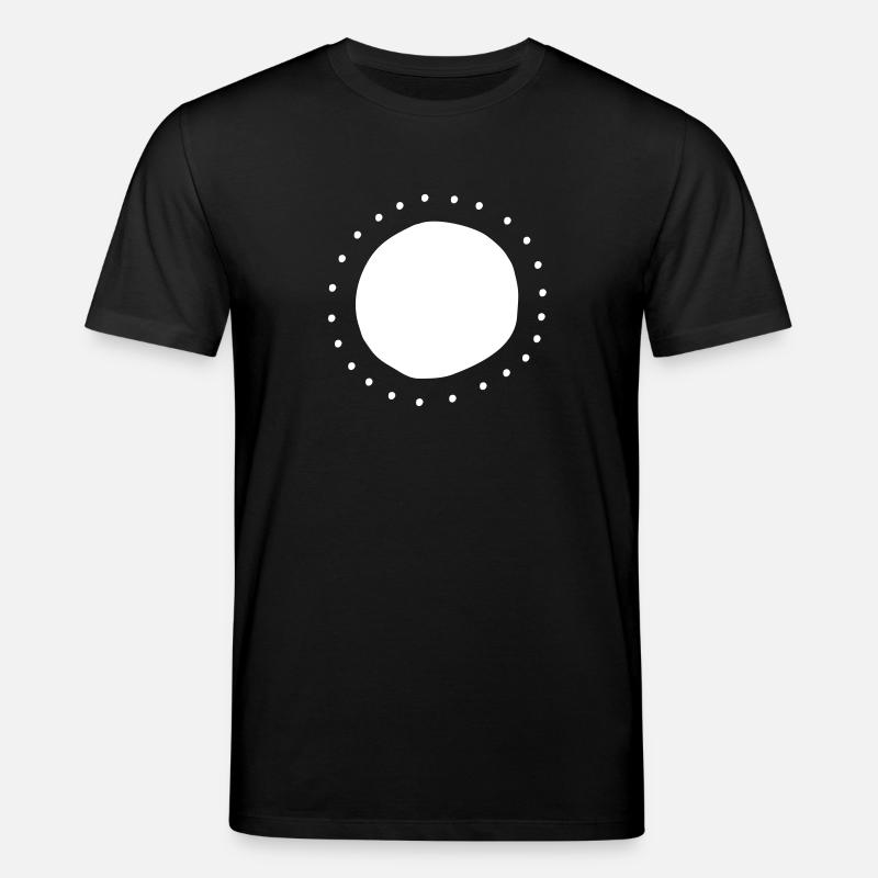 Circle points form - Stanley/Stella CREATOR Unisex Organic T-Shirt - black