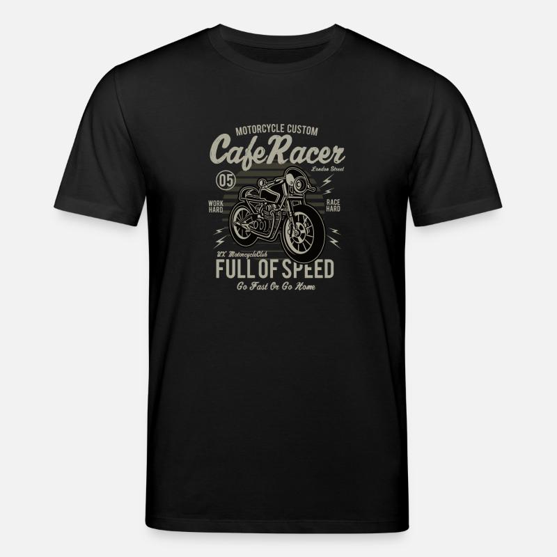 Cafe Racer - Stanley/Stella Unisex Bio-T-Shirt CREATOR  - Schwarz
