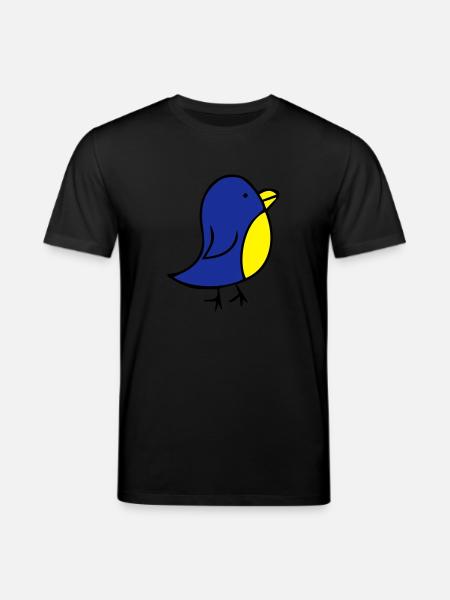 cute-bird - Stanley/Stella CREATOR Unisex Organic T-Shirt - black
