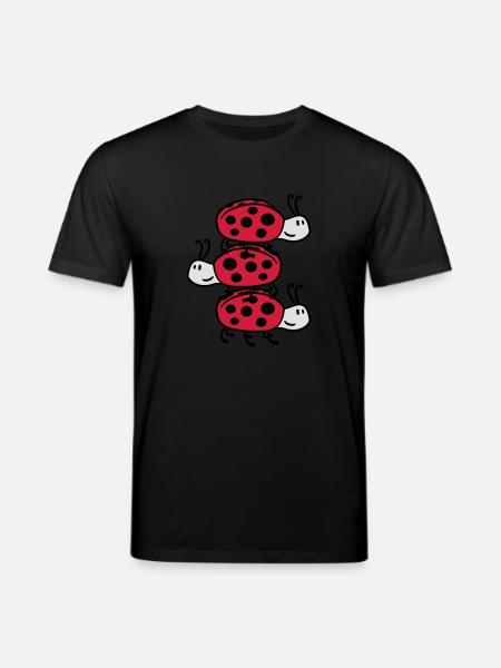 Marienkäfer Turm - Stanley/Stella Unisex Bio-T-Shirt CREATOR  - Schwarz