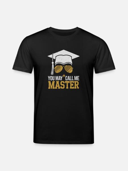 Design amusant pour le master - T-shirt bio CREATOR Stanley/Stella Unisexe - noir