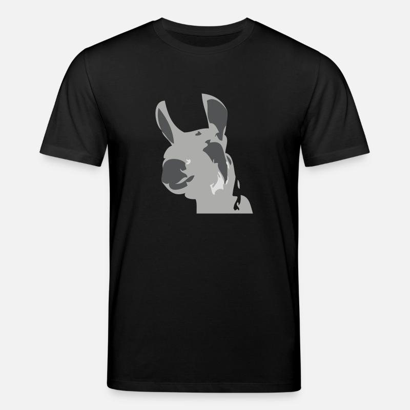 lama - Stanley/Stella Unisex Bio-T-Shirt CREATOR  - Schwarz