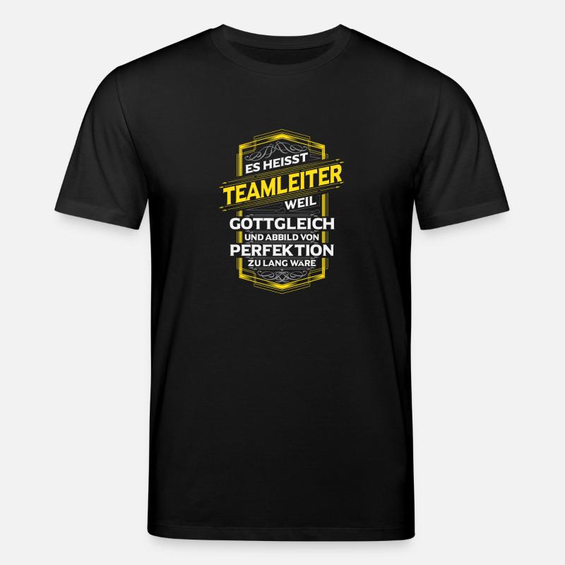 Teamleiter - Stanley/Stella Unisex Bio-T-Shirt CREATOR  - Schwarz