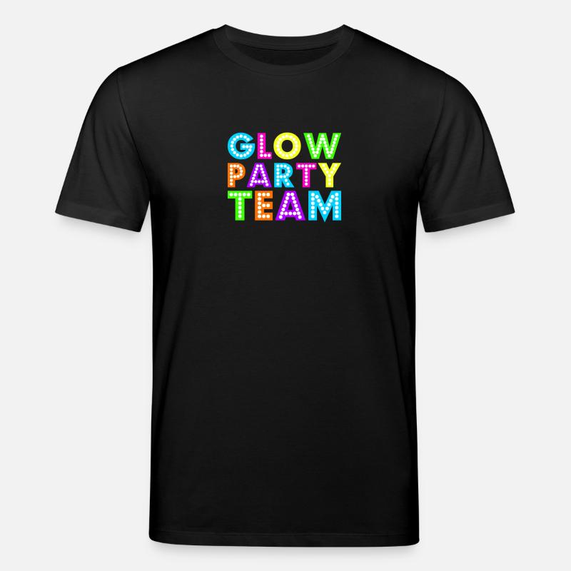 Glow Party Team - Stanley/Stella Unisex Bio-T-Shirt CREATOR  - Schwarz