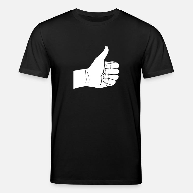 pouces vers le haut - T-shirt bio CREATOR Stanley/Stella Unisexe - noir