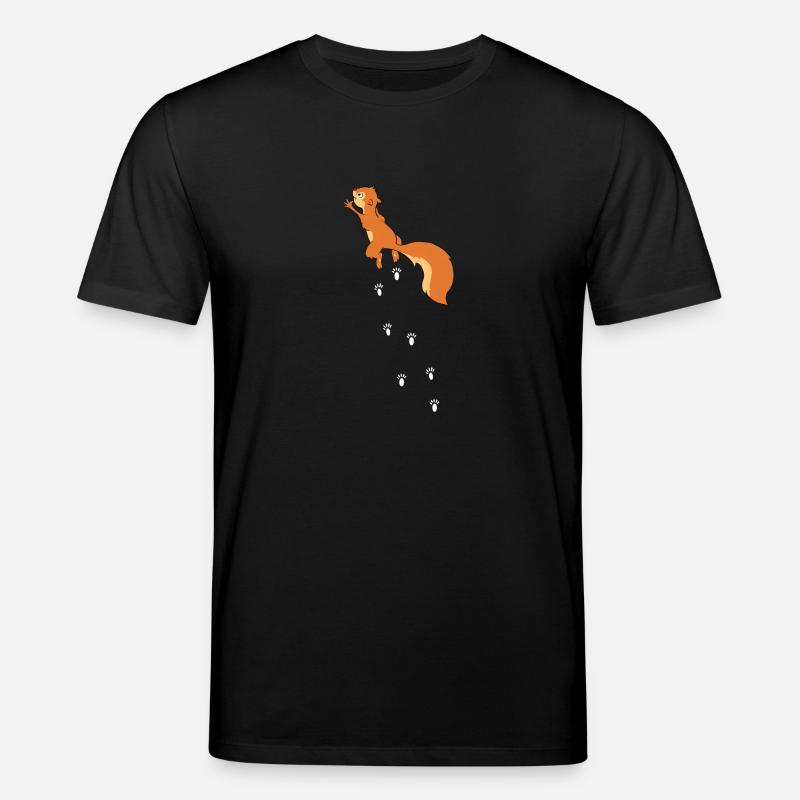 Rongeur écureuil écureuil escalade - T-shirt bio CREATOR Stanley/Stella Unisexe - noir