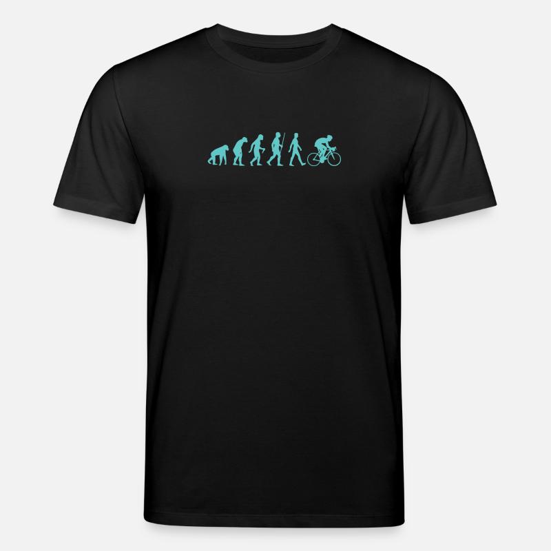 Evolution - VTT - Humour - Cadeau - Fun - T-shirt bio CREATOR Stanley/Stella Unisexe - noir
