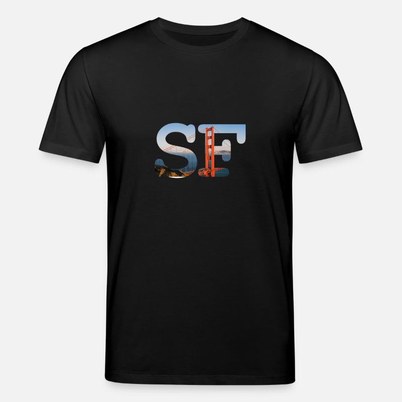 San Francisco - Stanley/Stella Unisex Bio-T-Shirt CREATOR  - Schwarz