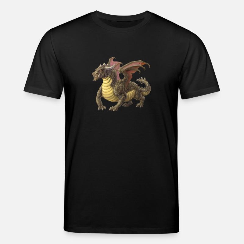 Hässlicher Drache - Stanley/Stella Unisex Bio-T-Shirt CREATOR  - Schwarz