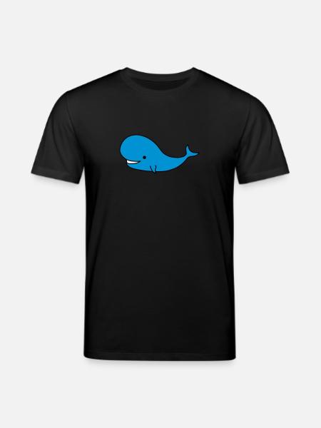 Whale - Stanley/Stella Unisex Bio-T-Shirt CREATOR - Schwarz
