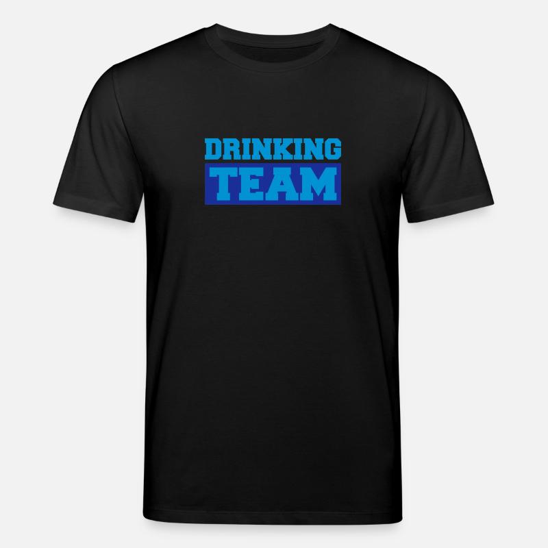 Drinking Team Logo - Stanley/Stella Unisex Bio-T-Shirt CREATOR  - Schwarz
