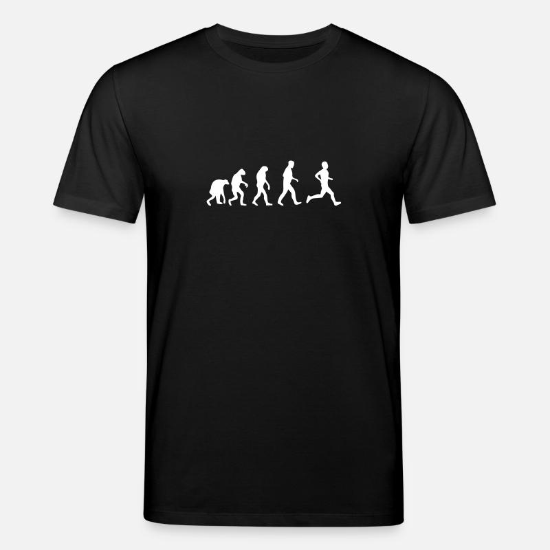 running evolution - Stanley/Stella CREATOR Unisex Organic T-Shirt - black
