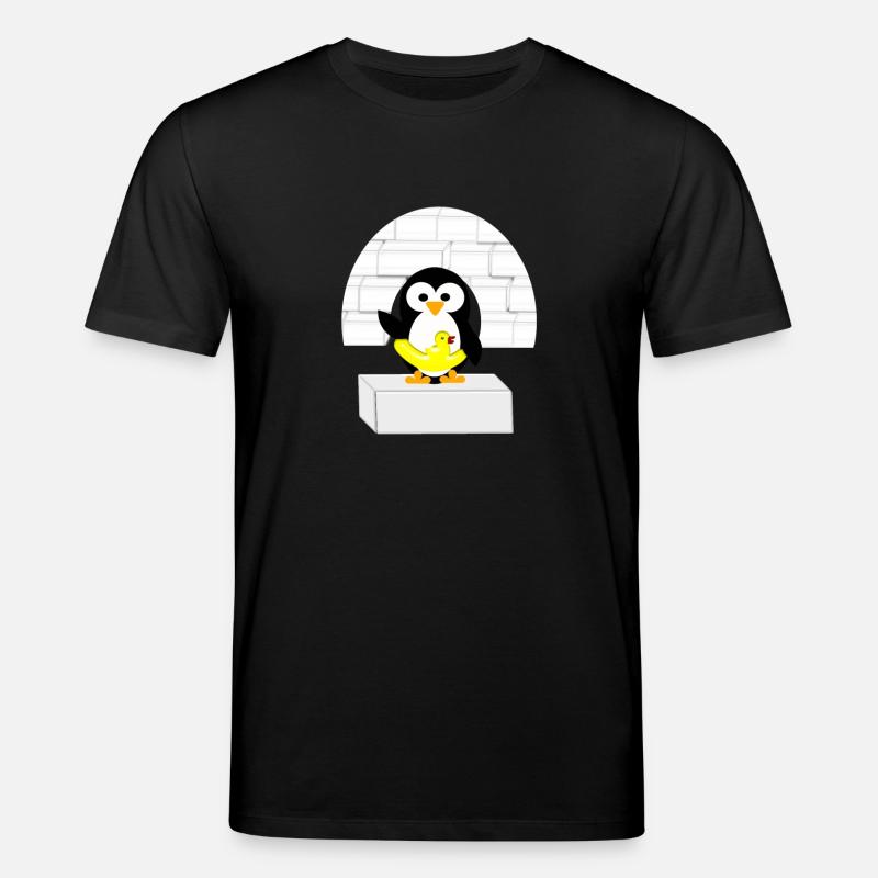 Pinguin - Stanley/Stella Unisex Bio-T-Shirt CREATOR  - Schwarz