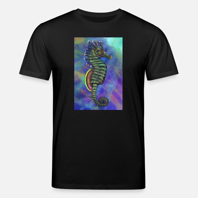 Hippocampus - Stanley/Stella Unisex Bio-T-Shirt CREATOR  - Schwarz