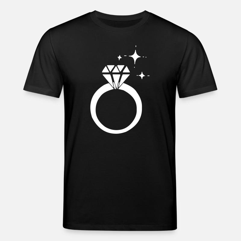 Diamant Ring - Stanley/Stella Unisex Bio-T-Shirt CREATOR  - Schwarz