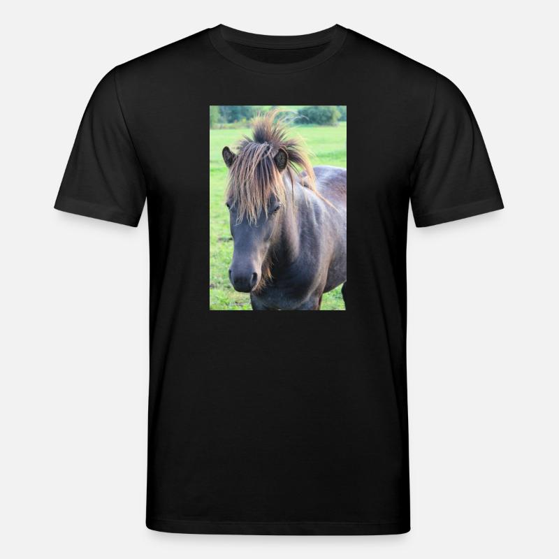 Affiche Cheval Cheval - T-shirt bio CREATOR Stanley/Stella Unisexe - noir