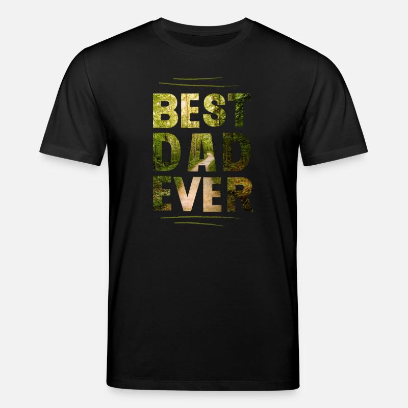 Bester Papa - Stanley/Stella Unisex Bio-T-Shirt CREATOR  - Schwarz