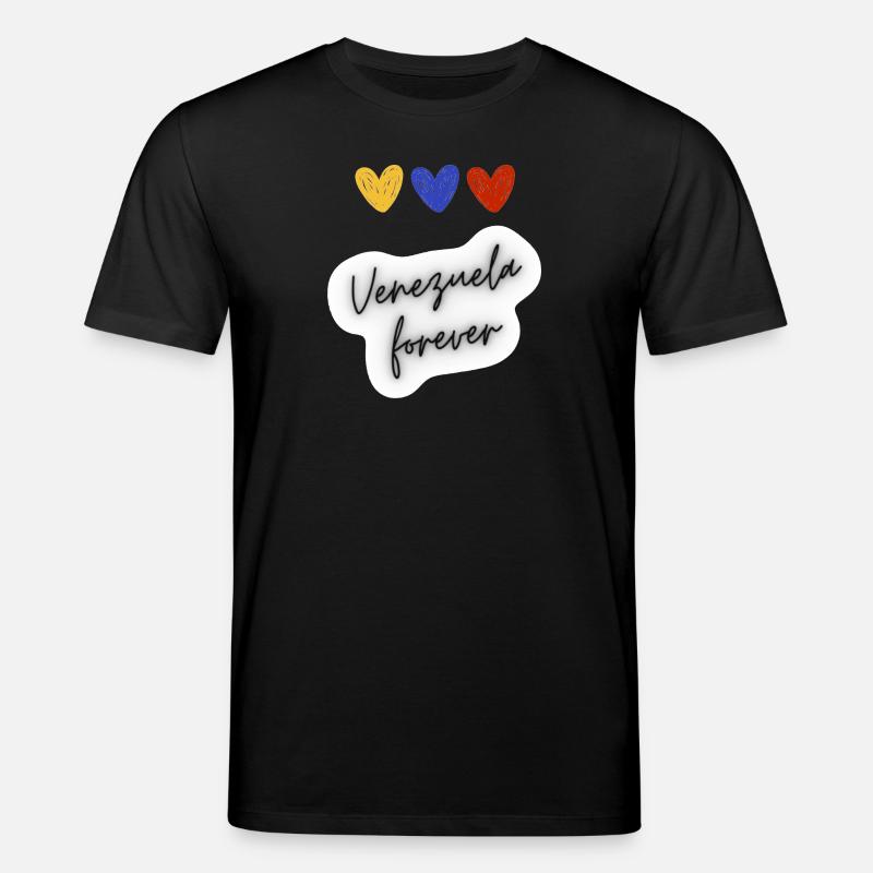 Venezuela pour toujours - T-shirt bio CREATOR Stanley/Stella Unisexe - noir
