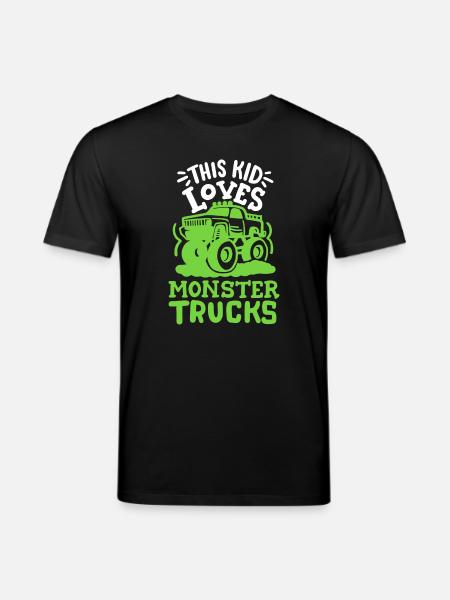 Monstertrucks für Kinder - Stanley/Stella Unisex Bio-T-Shirt CREATOR - Schwarz