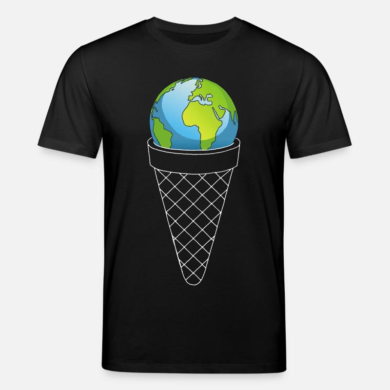 Eis vom Planeten Erde - Stanley/Stella Unisex Bio-T-Shirt CREATOR  - Schwarz