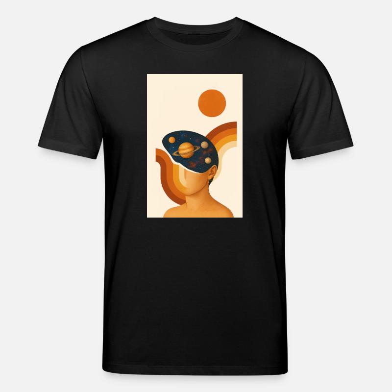 Abstraktes Genie - Stanley/Stella Unisex Bio-T-Shirt CREATOR  - Schwarz