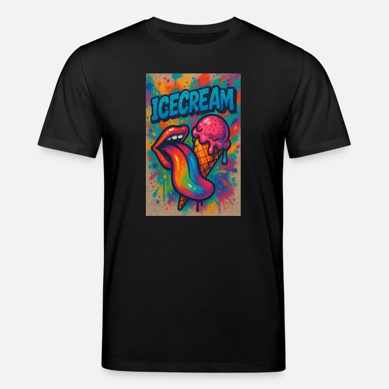ICECREAM - Stanley/Stella Unisex Bio-T-Shirt CREATOR  - Schwarz