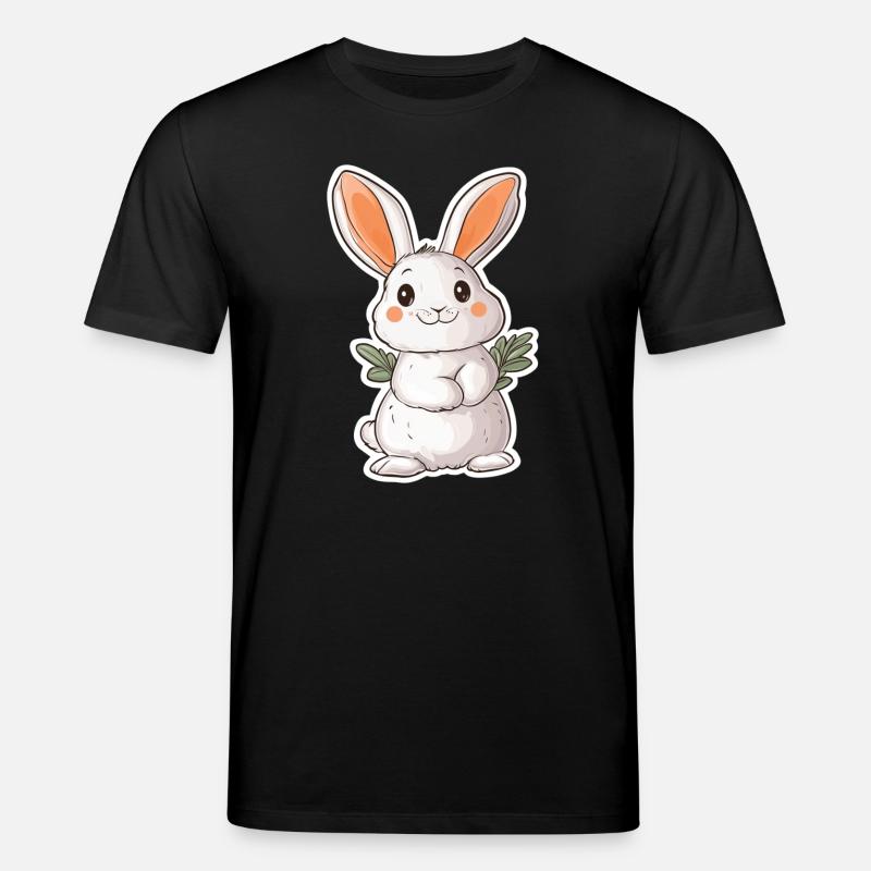 Hase - Stanley/Stella Unisex Bio-T-Shirt CREATOR  - Schwarz