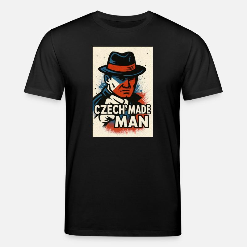 Tschechischer Mann - Stanley/Stella Unisex Bio-T-Shirt CREATOR  - Schwarz