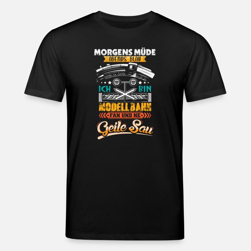 Modellbahn Modelleisenbahn Eisenbahn - Stanley/Stella Unisex Bio-T-Shirt CREATOR  - Schwarz