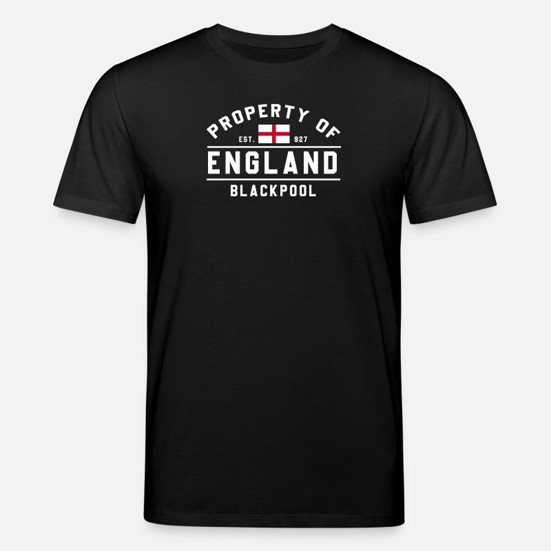 Drapeau de l’Angleterre Blackpool Emblem - T-shirt bio CREATOR Stanley/Stella Unisexe - noir