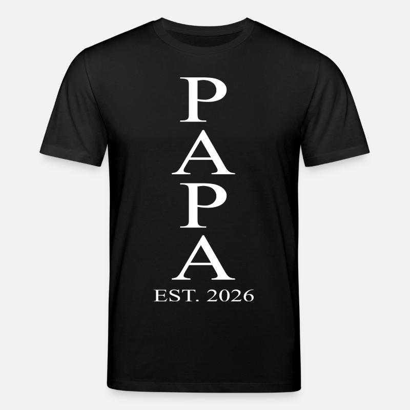 Papa 2026 - Stanley/Stella Unisex Bio-T-Shirt CREATOR  - Schwarz